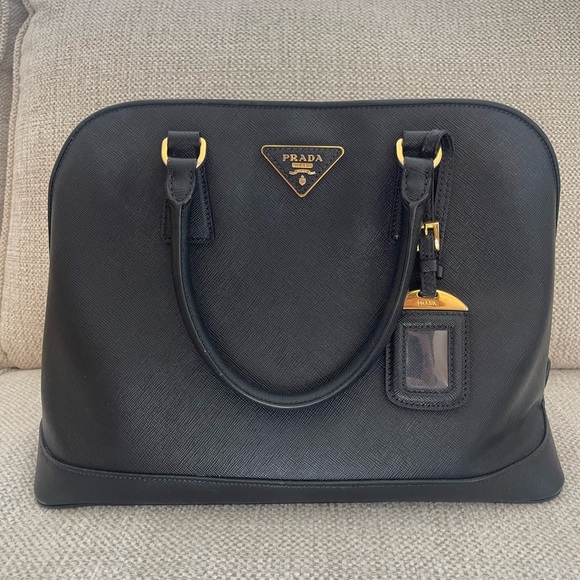 PRADA Saffiano Open Promenade Lux Handbag - Picture 1 of 11